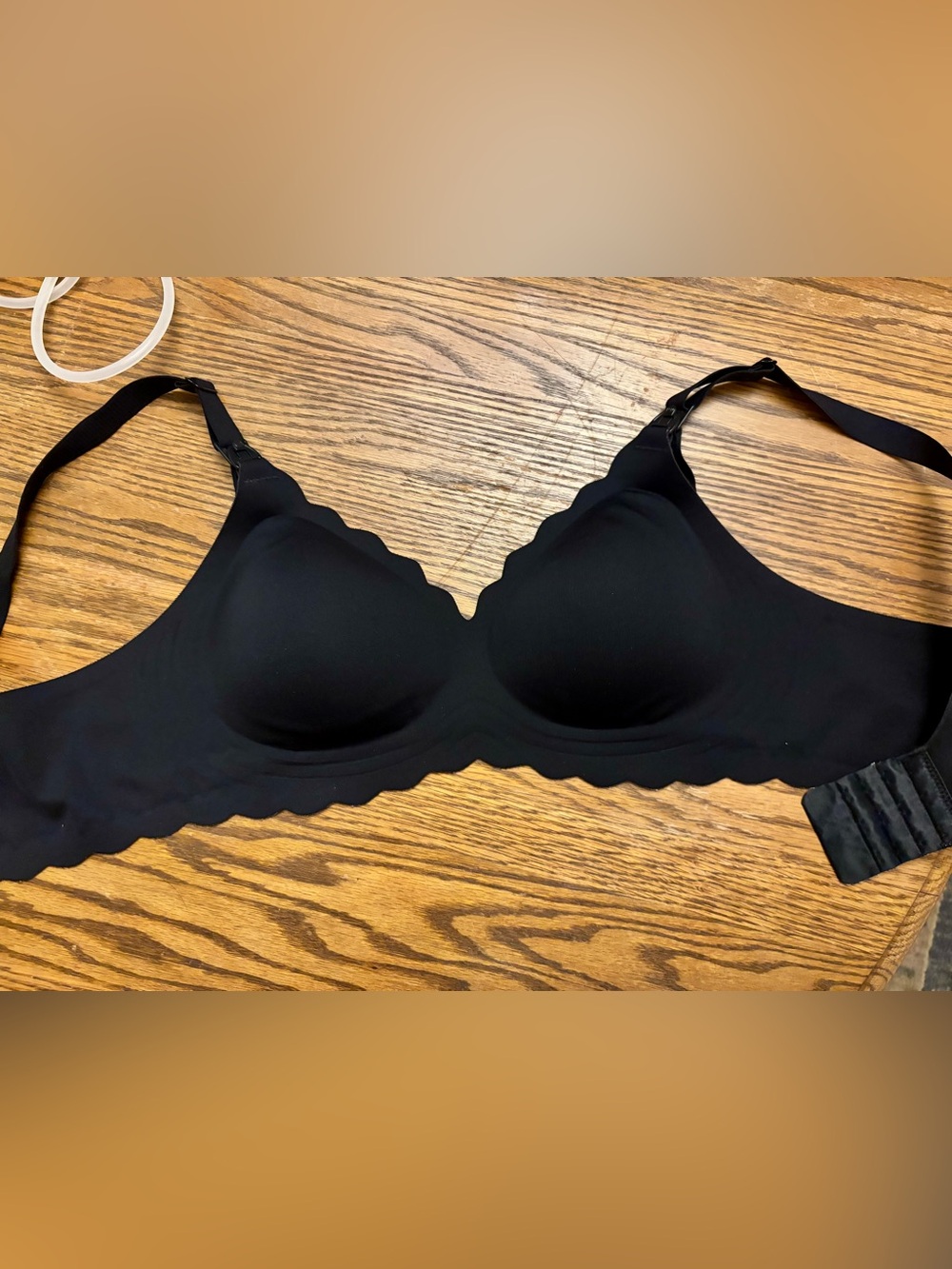 Comfort Seamless Scallop-Edge Wireless Bra Nursing Momcozy